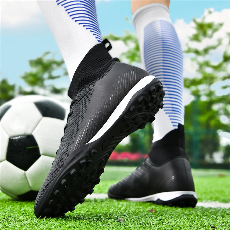 Football Shoes Professional Sneaker Non Slip Society Field Sports Soccer Shoes TF/FG Ultralight Training Match Football Boots