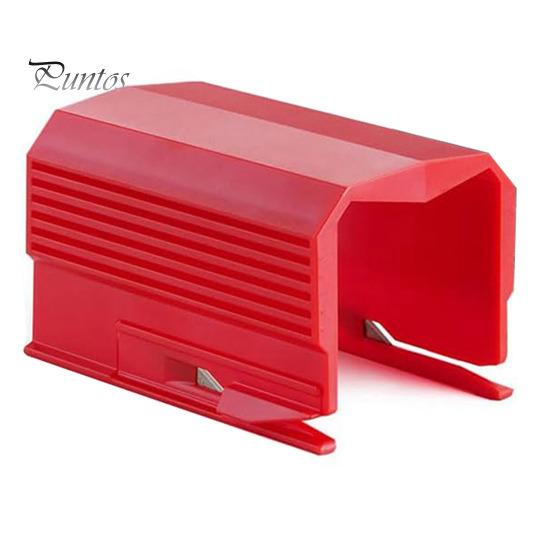 

Резак для рождественской упаковочной бумаги, легкий режущий инструмент для подарочной упаковочной бумаги с противоскользящим дизайном красный