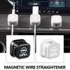 Magnetic Charging Cable Holder Adhesive Wire Keeper Cord Organizer For Opel Meriva Mokka Grandland Vectra Zafira Vivaro Antara