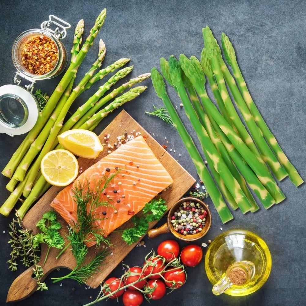 

10 шт. реалістична модель спаржі пластикова імітація овочів імітація спаржі прикраса вікна 10PCS