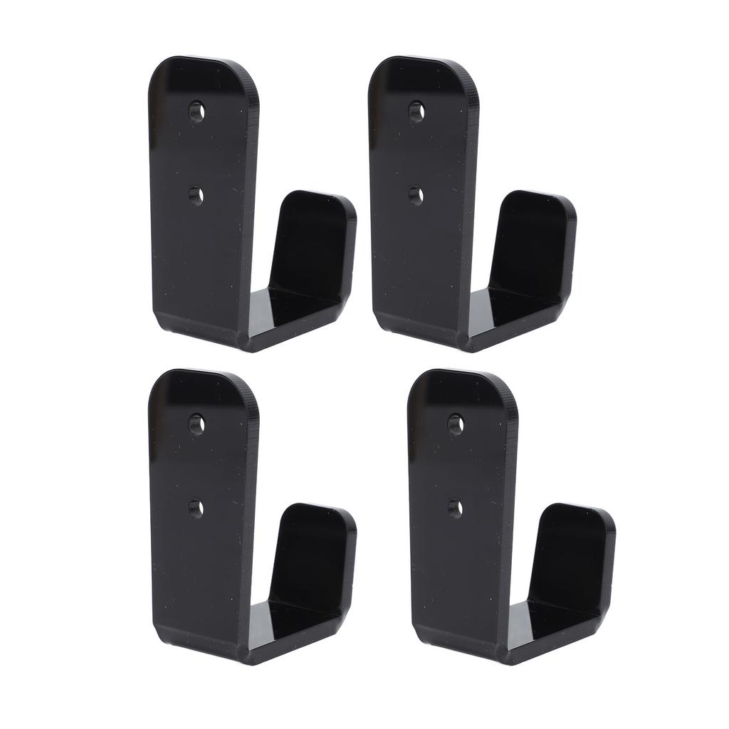 4 STÜCK Hockeyschlägerständer Schwarz Acryl Hockeyschlägerhalter Wandmontage Vielseitiger Hockeyschlägeraufhänger