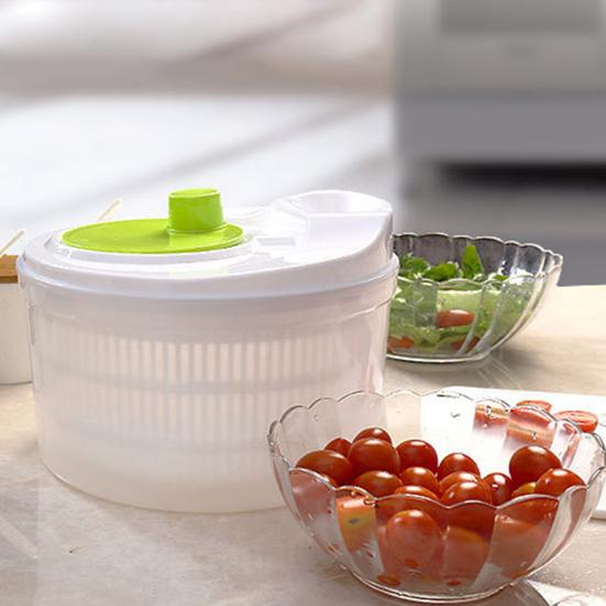 Vegetable Salad Spinner Leaf Dryer Lettuce Vegs Dehydrator Washer Dryer Clean Fruits Basket Serving Bowl Kitchen Tool