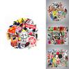 Vibrant 50pcs Vinyl Stickers For Skateboard Guitar Travel Case With Cool Designs