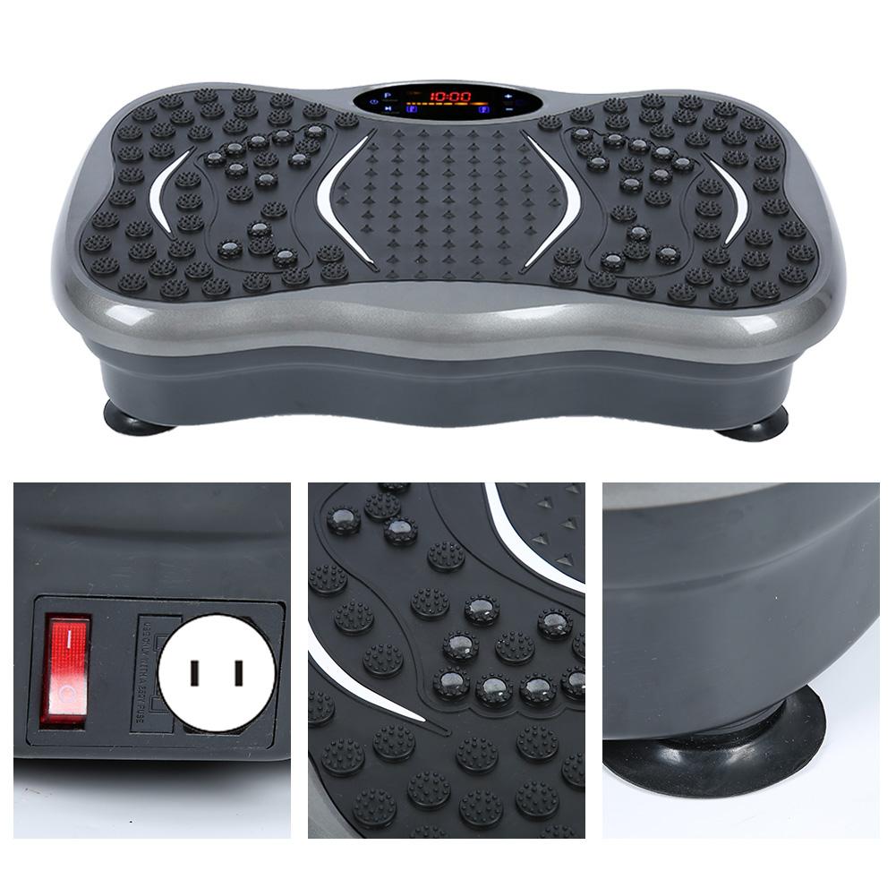 Remote Control Whole Body Vibration Platform Machine Fitness Exercise Plate US Plug 110V