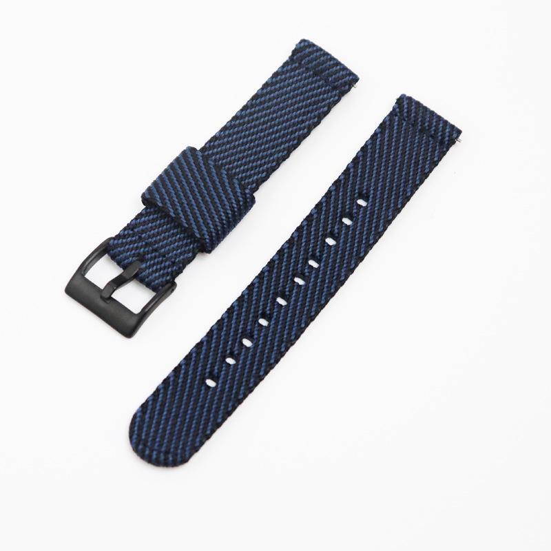 Quick Release High-Quality Nylon Canvas Watch Strap for Seiko DW - Sizes 18, 20, 22, 24mm