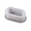 Oval Shape Silicone Mold Flower Planter Mold Flower  Resin Mould  Craft Art Home Decoration Bead Storage Box Mold
