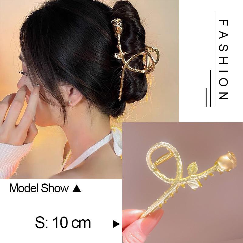 30 Stiluri Clip Mare Tip Gheară Pentru Păr Pentru Femei Accesorii de Păr Trend Metal Auriu Argintiu Punk Geometric Fluture Perle Clemă de Păr