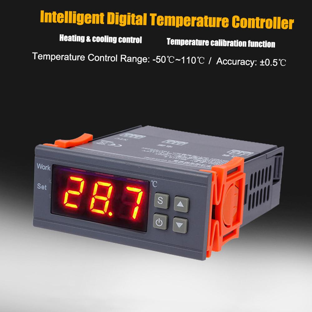 MH 1210W Intelligent Microcomputer Digital Temperature Controller High Accuracy Heating Cooling Temperature Control