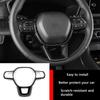 Car Accessories Fit for Honda CR-V CRV 2023 2024 Interior Button Cover Trim Strips (Carbon Fiber Style) ABS 1 PC