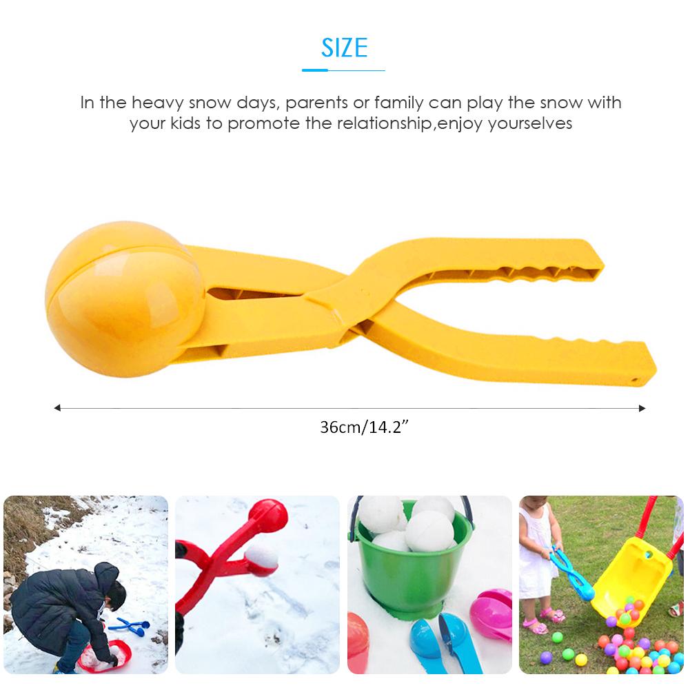 4-1pc Cute Duck Rice Mold DIY Snowball Maker Snowball Winter Snow Toys Mold with Handle Animal Rice Shaper for Kids and Adults