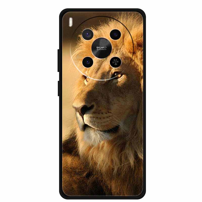 For ZTE Blade V70 Max Case NubiaV 70 Max Wolf Lion Cartoon Silicone TPU Phone Cover For Nubia V70 Max Soft Protective Funda Para