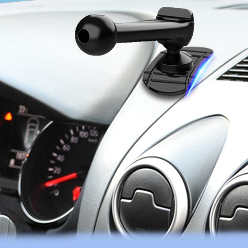 360 Degree Rotating Base 17mm Ball Head Base Car Dashboard Phone Bracket Adhesive Sticker Base Adjustable Stand Base