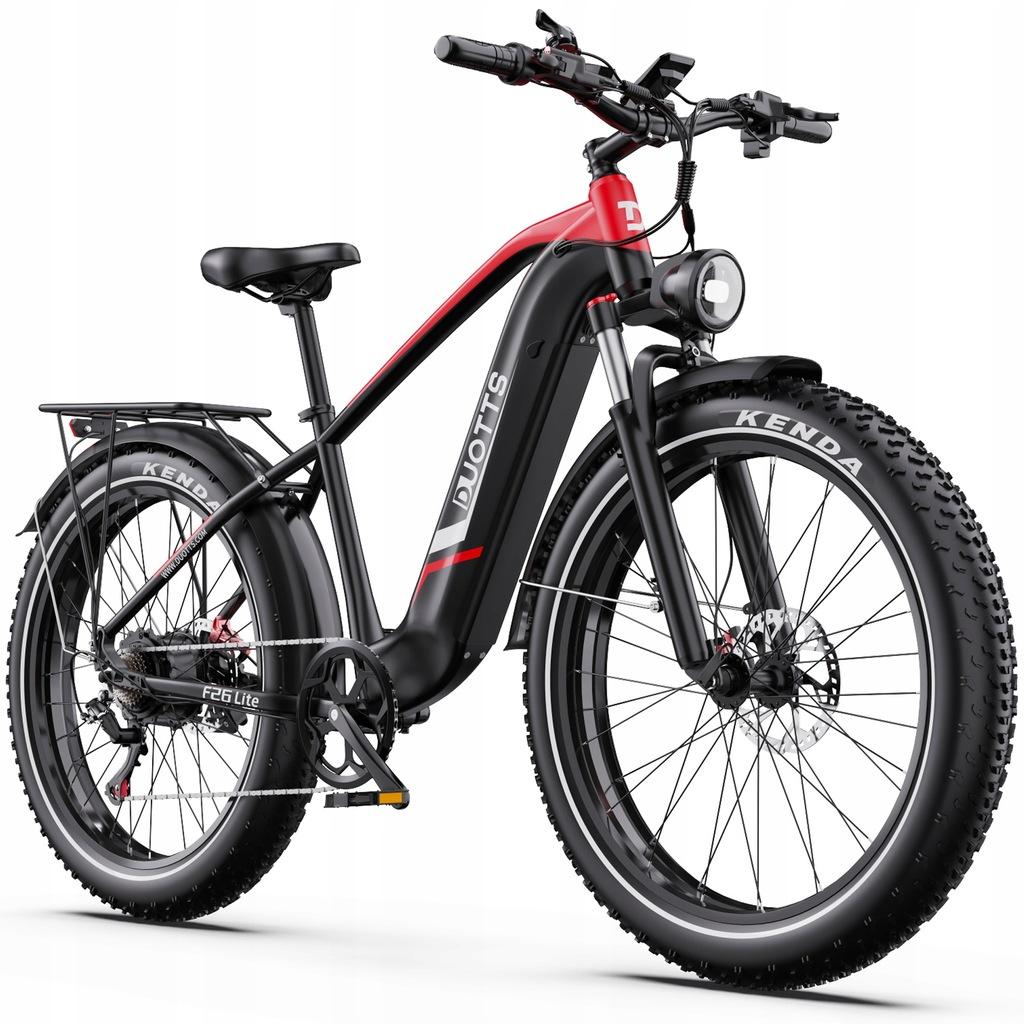 Bicicletta elettrica Duotts F26 Lite, motore 500W, batteria 48V 18AH, velocità massima 50 km/h, autonomia 90km, pneumatici 26x4.0 pollici