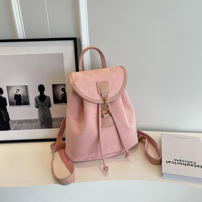 Retro Style Fashion Casual Portable Small Backpack Women Commute Out Storage Women's Bag 2025 New Women's Backpack