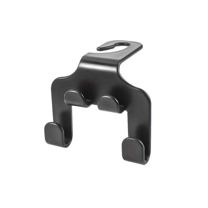 1/2pcs Car Seat Headrest Hook Hanger Black Storage Organizer Universal For Handbag Purse Coat Fit Universal Vehicle Car Holder