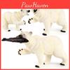 Realistic Pvc Forest Animal Model Set Featuring Polar Bears And Brown Bears For Decorations