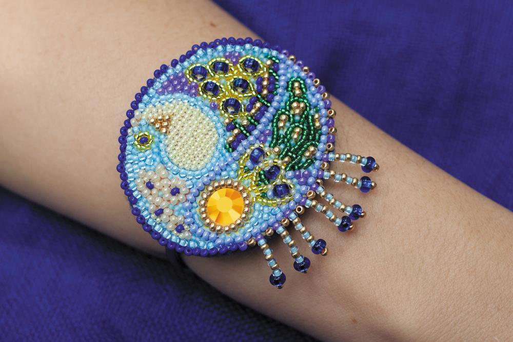 Набор для вышивки бисером украшения на натуральном художественном холсте Абрис Арт Птицы