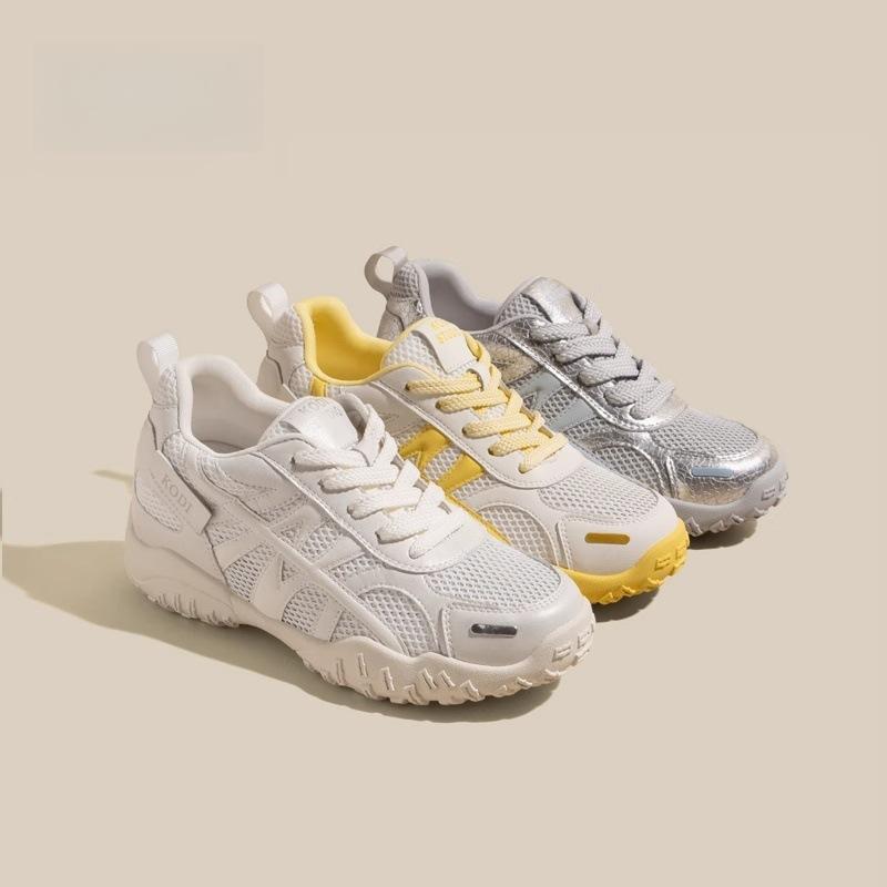 7 inner height-increasing shoes women's new summer mesh breathable thick-soled fashionable versatile sports and leisure shoes