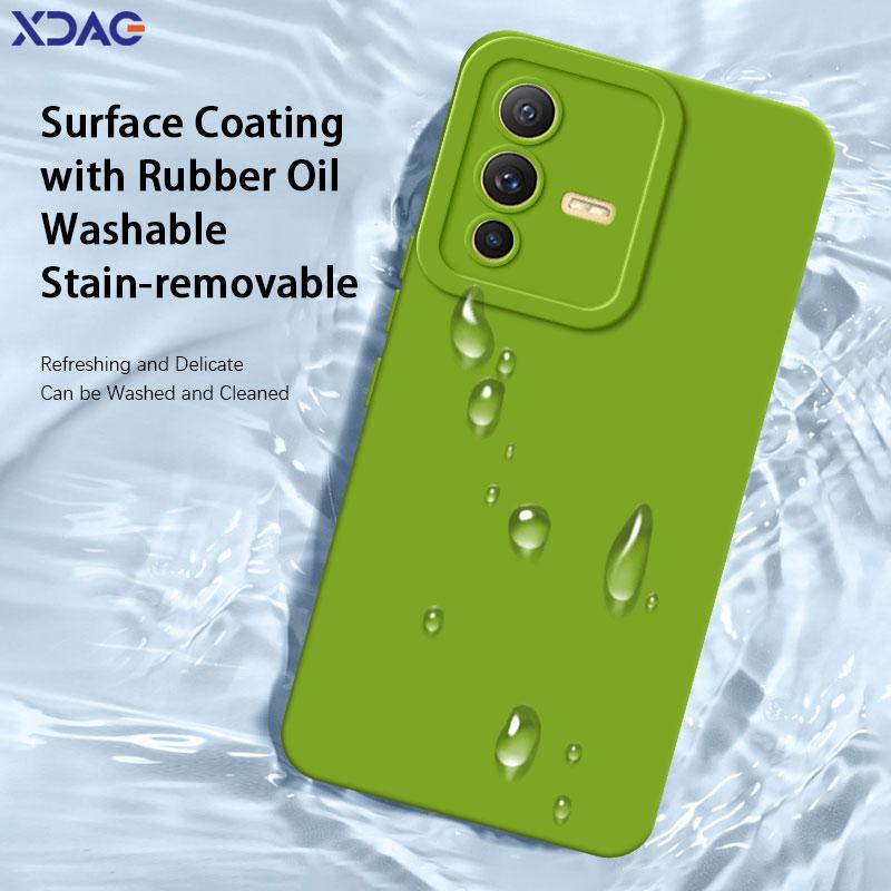 Angel Eyes Square Liquid Silicone Phone Case for VIVO V23 Pro 5G Soft Mobile Cover VIVOV23 V 23 V23Pro 360 Protective Shield Bag
