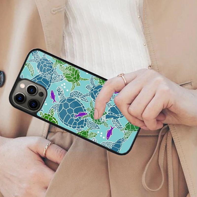 Sea Turtle Swimming Magnetic Phone Case For APPLE iPhone 17 Air 16 14 13 12 Pro Max 15 Plus Wireless Charge With MagSafe Cover