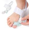 Adjustable Toe Corrector Unisex Bunion Foot Hallux Valgus Braces Rotatable Toe Separator Straightener for Left and Right Foot