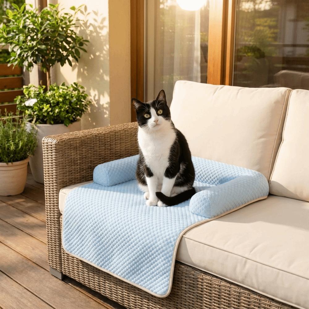 Non-Slip Pet Sleeping Pad Detachable Dog Sofa Cushion Dog Accessories Cat Cold Bed Mat  Pet Kennel