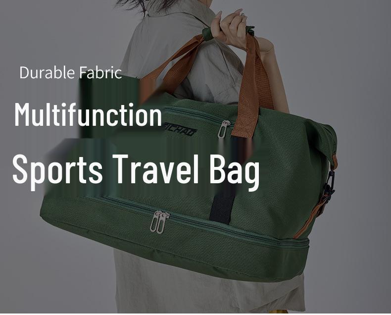 Lekka torba sportowa i podróżna w stylu koreańskim z separacją na mokre/suche