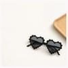 Baby Girls Cute Solid Color Heart Shape Outdoor Sun Protection Sunglasses Children Lovely Acrylic UV400 Sunglasses Kids Glasses