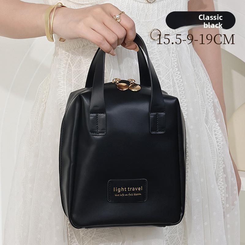 Skořepinová kosmetická taška pro ženy, velkokapacitní vodotěsná přenosná toaletní taška, velká taška na uskladnění make-upu