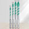 Four-Edged Serrated Eccentric Drill Bit Set High Hardness Glass Tile Ceramic Punching Rock Slab Drill Bit 6/8/10/12mm