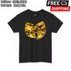 Wu-Tang Clan Yellow Camouflage T-Shirt, Hip Hop Tee, Wu-Tang Clan Camo Shirt