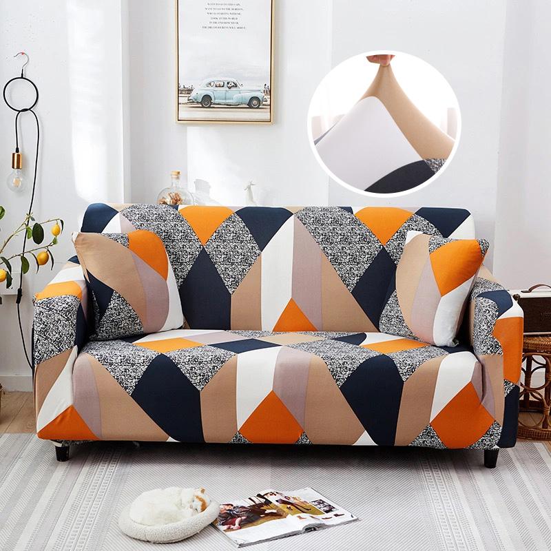 Geometry Plaid Sofa Cover Slipcovers Stretch Sofa Covers for Living Room Elastic Couch Chair Cover Sofa Towel 1/2/3/4-seater