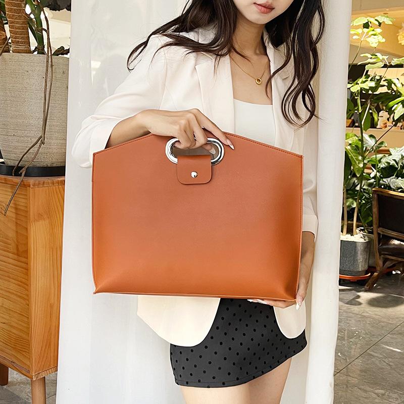 Handbag Briefcase Large Capacity for Work Commuting Hand-held Bag
