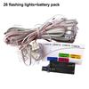 Multistyles Kite Flying Led Lamp Diy Luminous Kite Edge Light Shinning Hanging on Kite Line