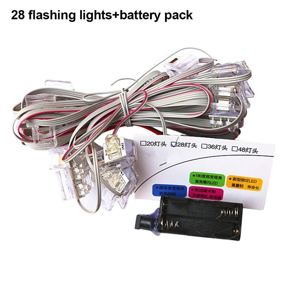 Multistyles Kite Flying Led Lamp Diy Luminous Kite Edge Light Shinning Hanging on Kite Line