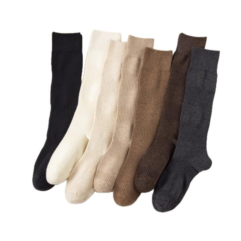 Calf Lantern Socks for Women To Look Slimmer and Have Beautiful Legs in Autumn and Winter. Pure Cotton Pressure Anti-slip and Non-dropping Long Socks