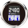 NMEA 2000 Marine Digital 5 In 1 Gauge RPM Meter Water Temp Oil Pressure Voltmeter With Alarm For Marine Boat 12/24V