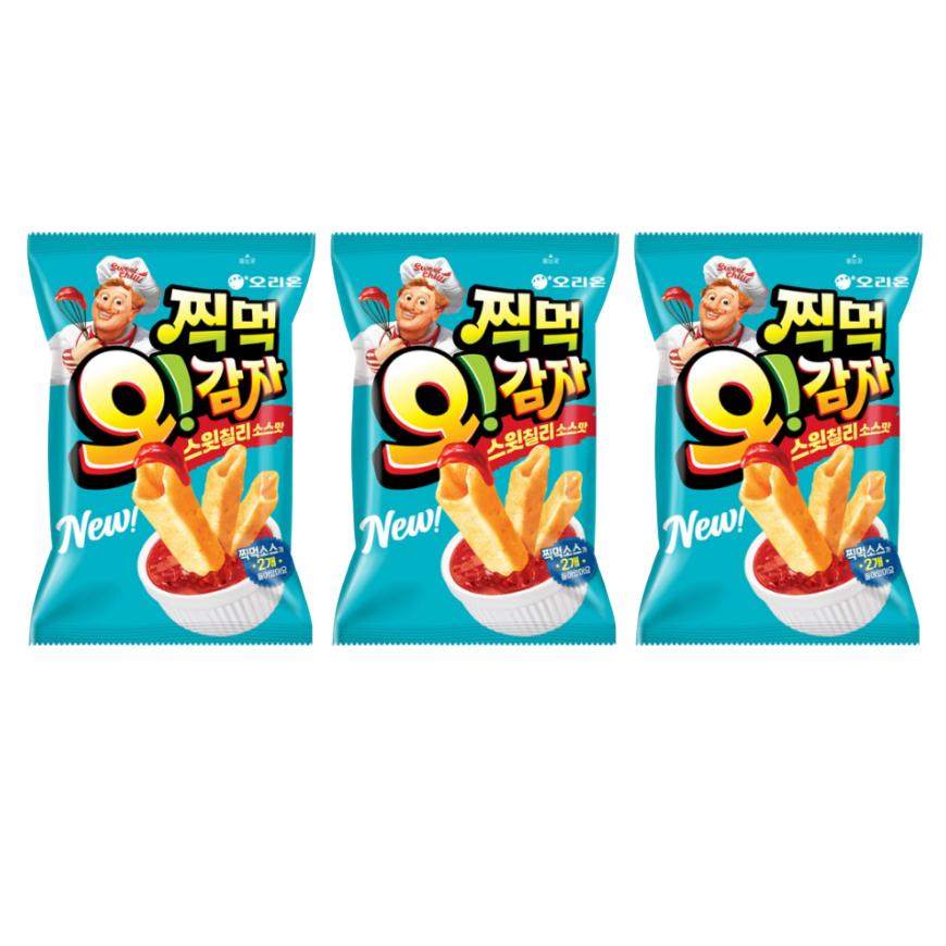 Orion Oh! Smak Gratin ziemniaczany (50g / 95g), Smak cebulowy (95g), Smak sosu BBQ do maczania (136g), Smak sosu słodko-pikantnego do maczania (136g)  (16 opcji)