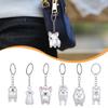 Transparent Dog Fur Storage Pendant Cute Fur Storage Capsule Dog Shape Keychain DIY Accessories Pet Hair Container Pet Souvenir