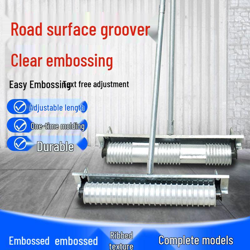 Concrete Pavement Texturizer and Anti-Slip Groover Roller Machine