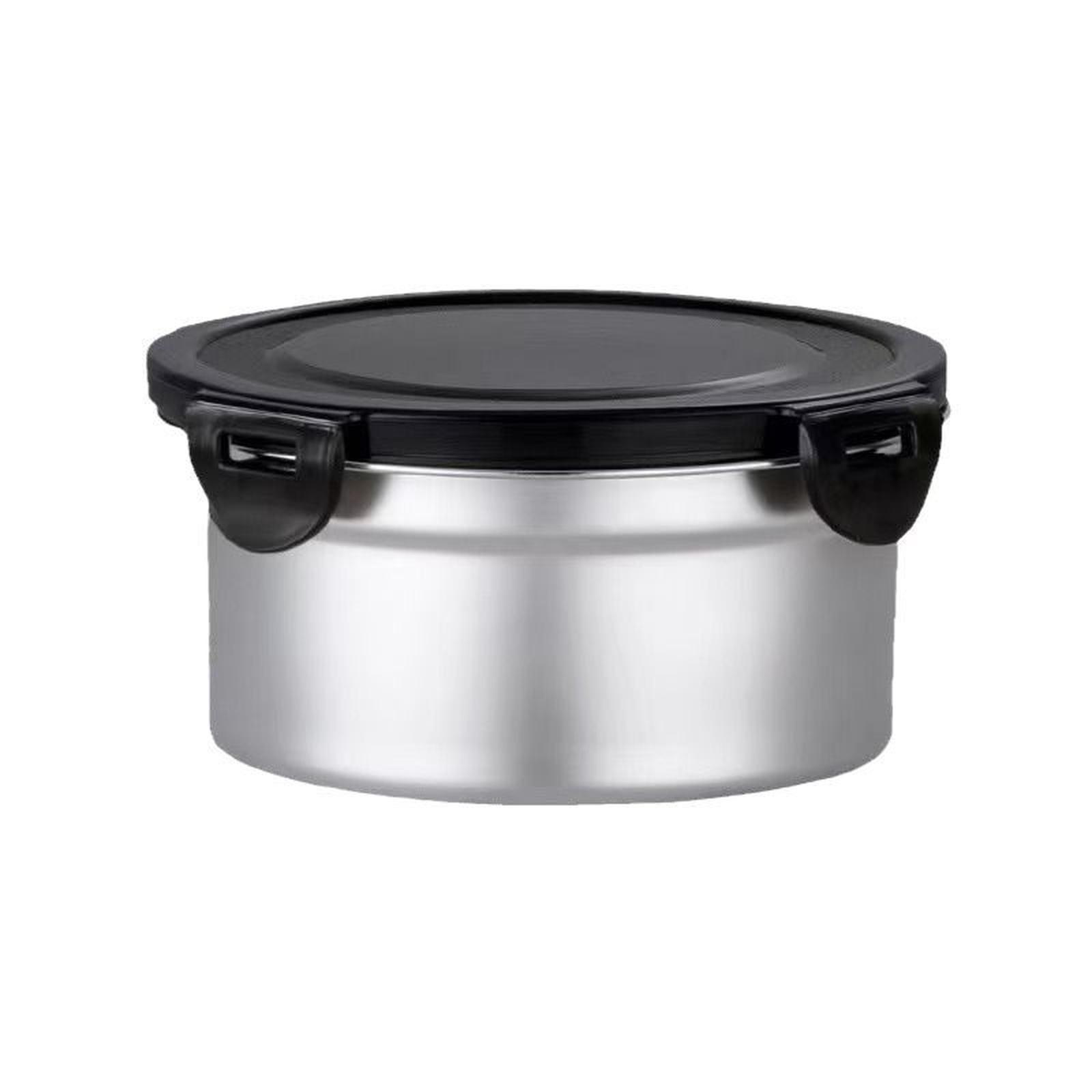 Korean Stainless Steel Food Storage Container Refrigerator Airtight Lunch Box чёрный