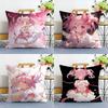 Anime M-Madoka M-Magica Pillow Case Plush Fabric Soft Double Sided Print Sofa Cushion Cover Throw Pillow Covers