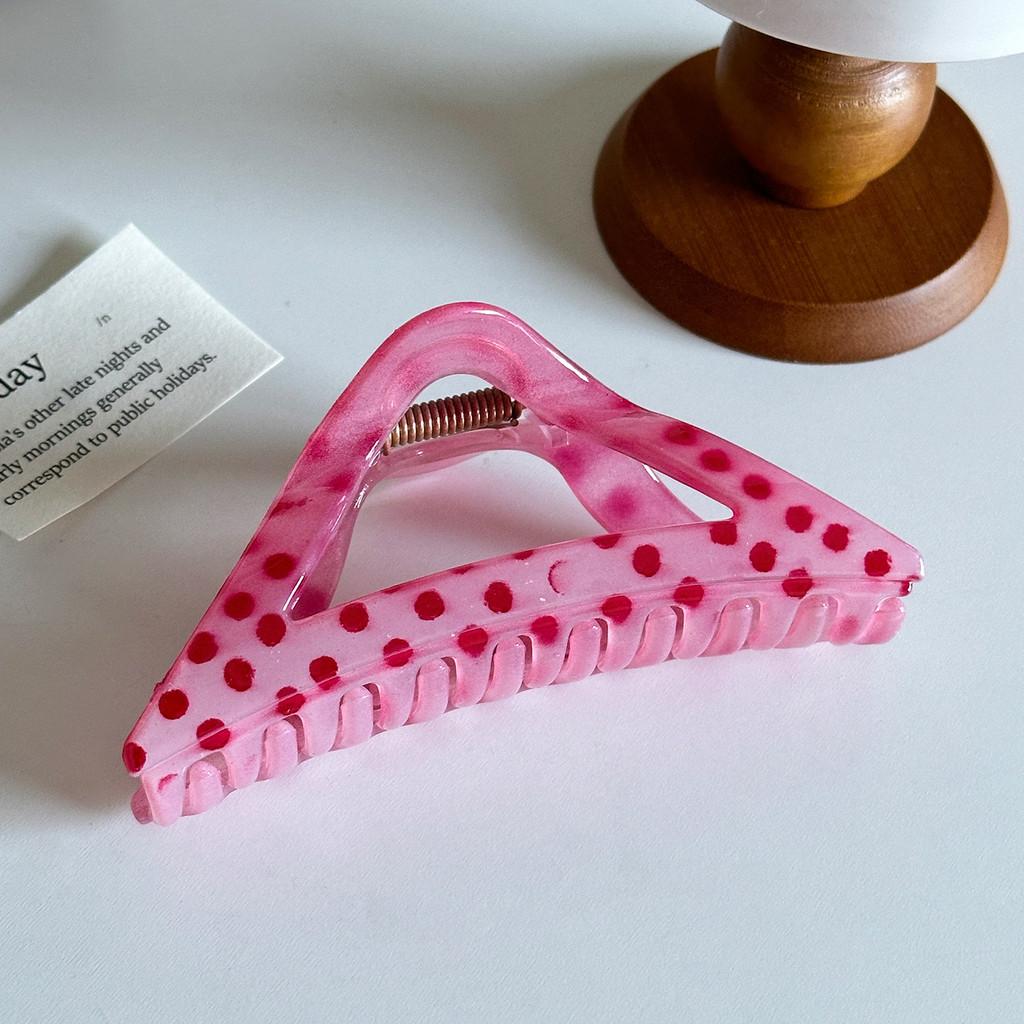 Eleganckie Koreńskie Duże Kropki Spinka do Włosów z Szykowanym Modnym Wzorem Dla Kobiet