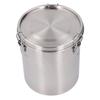Airtight Pet Food Storage Container Stainless Steel Versatile Leakage Proof Cat Dog Food Holder Bin for Home Kitchen