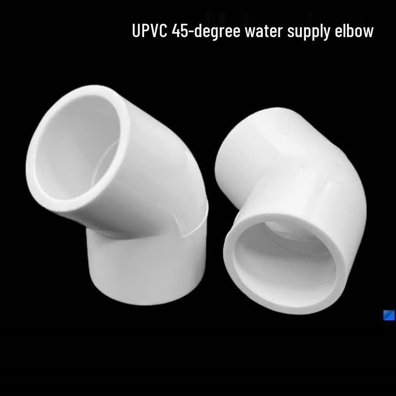 UPVC 45-Degree Water Pipe Elbow Connector
