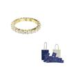 Swarovski Matrix Minimalist Fashion Cubic Zirconia Rings Unisex White 5750616