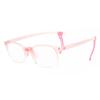 Full Rim Square Transparent Pink Smartbuy Kids Nibbles 7021 C5 Fashion Kids Eyeglasses
