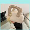Simple Color Blocked Flower Decoration Women Casual Shoulder Bag For Daily Use