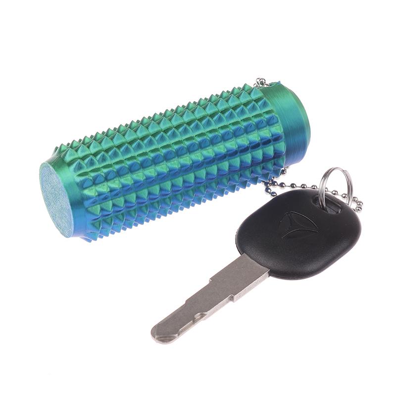 1 kus 7/9 cm pichlavá Grippie stimulační hračka s přívěskem na řetízku pro úlevu od úzkosti, pozitivní novinka, malá kapesní mini fidget hračka