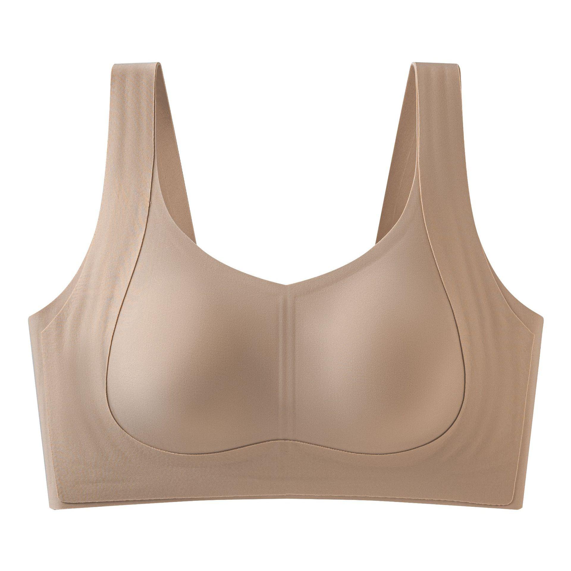 Seamless Ultra-Thin Rabbit Ear Lifting Bra: Push-Up, Side Support, Anti-Sag, Large Bust Minimizer for Women S (32/70 BCD)